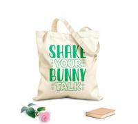 AILOONG Digitally printed canvas bags 340g/m² thick fabric Easter Bunny Hop Thief Hunt My First Baby Uses as a makeup bag