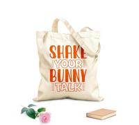 AILOONG Digitally printed canvas bags 340g/m² thick fabric Easter Bunny Hop Thief Hunt My First Baby Uses as a makeup bag