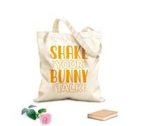 AILOONG Digitally printed canvas bags 340g/m² thick fabric Easter Bunny Hop Thief Hunt My First Baby Uses as a makeup bag