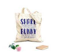 AILOONG Digitally printed canvas bags 340g/m² thick fabric Easter Bunny Hop Thief Hunt My First Baby Uses as a makeup bag
