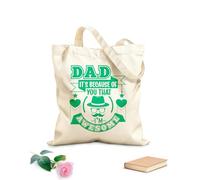 AILOONG Digitally printed canvas bags 340g/m² thick fabric father day typography custom world father day Uses as a makeup bag