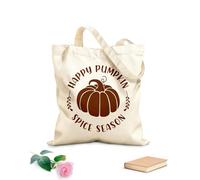 AILOONG Digitally printed canvas bags Autumn Fall Lettering Thanksgiving Hello 340g/m² thick fabric Uses as a makeup bag