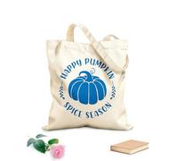 AILOONG Digitally printed canvas bags Autumn Fall Lettering Thanksgiving Hello 340g/m² thick fabric Uses as a makeup bag