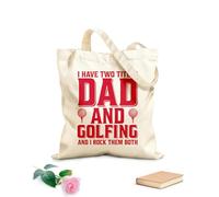 AILOONG Digitally printed canvas bags dad daddy stepdad father papa quote pop pop best design 340g/m² thick fabric Uses as a makeup bag