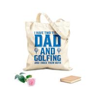 AILOONG Digitally printed canvas bags dad daddy stepdad father papa quote pop pop best design 340g/m² thick fabric Uses as a makeup bag