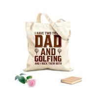 AILOONG Digitally printed canvas bags dad daddy stepdad father papa quote pop pop best design 340g/m² thick fabric Uses as a makeup bag