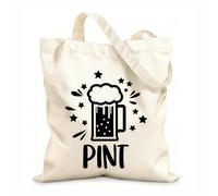 AILOONG Digitally printed canvas bags daddy and me typography set 12 oz thick fabric Uses as a makeup bag 31x36cm Medium