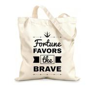 AILOONG Digitally printed canvas bags daily wisdom and motivation quotes set 12 oz thick fabric Uses as a makeup bag 25x30cm Small