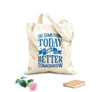 AILOONG Digitally printed canvas bags do something today 340g/m² thick fabric Uses as a makeup bag