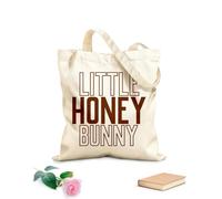 AILOONG Digitally printed canvas bags Easter Bunny Hops Peep Hunt My First Baby 340g/m² thick fabric Uses as a makeup bag