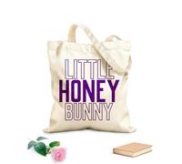 AILOONG Digitally printed canvas bags Easter Bunny Hops Peep Hunt My First Baby 340g/m² thick fabric Uses as a makeup bag