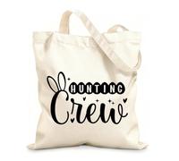 AILOONG Digitally printed canvas bags easter festival designs with christian happy easter s 12 oz thick fabric Uses as a makeup bag 31x36cm Medium