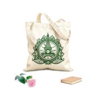 AILOONG Digitally printed canvas bags eiffel tower wall clock 340g/m² thick fabric Uses as a makeup bag