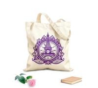 AILOONG Digitally printed canvas bags eiffel tower wall clock 340g/m² thick fabric Uses as a makeup bag