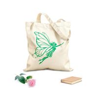 AILOONG Digitally printed canvas bags enchanted fairy silhouettes 340g/m² thick fabric Uses as a makeup bag