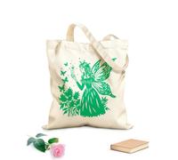 AILOONG Digitally printed canvas bags fairy enchanted forest 340g/m² thick fabric Uses as a makeup bag