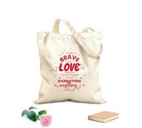 AILOONG Digitally printed canvas bags famous love quotes nice poster 340g/m² thick fabric Uses as a makeup bag