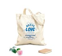 AILOONG Digitally printed canvas bags famous love quotes nice poster 340g/m² thick fabric Uses as a makeup bag