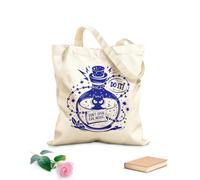 AILOONG Do It Don'T Open Evil Inside Cotton Canvas Shoulder Bags 340g/m² thick fabric Uses as a tool bag