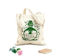 AILOONG Do It Don'T Open Evil Inside Cotton Canvas Shoulder Bags 340g/m² thick fabric Uses as a tool bag