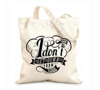 AILOONG Dont Want To Get Down From My Cloud Cotton Canvas Shoulder Bags 12 oz thick fabric Uses as a tool bag 25x30cm Small