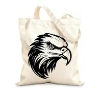 AILOONG Eagle Head Logo Cotton Canvas Shoulder Bags 12 oz thick fabric Uses as a tool bag 35x40cm Large
