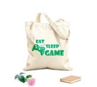 AILOONG Eat Sleep Game Playroom Boys Calico Women's Bags 340g/m² thick fabric Foldable