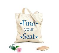 AILOONG find your seat Reinforced Bottom Canvas Bag 340g/m² thick fabric Uses as a gift bag