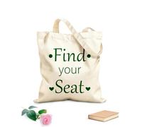 AILOONG find your seat Reinforced Bottom Canvas Bag 340g/m² thick fabric Uses as a gift bag