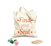 AILOONG find your seat Reinforced Bottom Canvas Bag 340g/m² thick fabric Uses as a gift bag