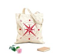 AILOONG Flat Tape Handle Tote Bag cardinal direction 340g/m² thick fabric Replaces school bag
