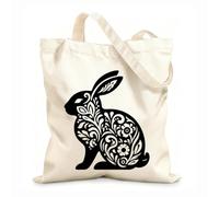 AILOONG Flat Tape Handle Tote Bag chinese zodiac signs astrological year symbols asian traditional animals horoscope characters 12 oz thick fabric Replaces school bag 35x40cm Large