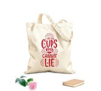 AILOONG Flat Tape Handle Tote Bag coffee quotes i like big cups and i cannot lie 340g/m² thick fabric Replaces school bag