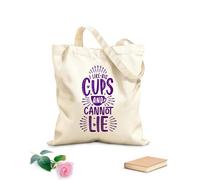 AILOONG Flat Tape Handle Tote Bag coffee quotes i like big cups and i cannot lie 340g/m² thick fabric Replaces school bag