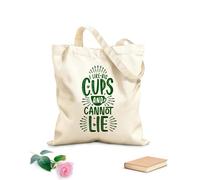AILOONG Flat Tape Handle Tote Bag coffee quotes i like big cups and i cannot lie 340g/m² thick fabric Replaces school bag