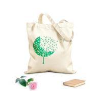 AILOONG Flock Of Birds Forest Tree Gothick Style Swallows Cotton Canvas Shopping Bag 340g/m² thick fabric Uses as a gift bag