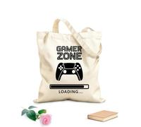AILOONG Gaming Zone Loading For games Cotton Canvas Shoulder Bags 12 oz thick fabric Uses as a tool bag 35x40cm Large