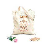 AILOONG god fights Reusable Shopper Bags 340g/m² thick fabric Foldable