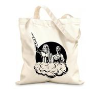 AILOONG greek goddess hera emblems Reinforced Bottom Canvas Bag 12 oz thick fabric Uses as a gift bag 25x30cm Small