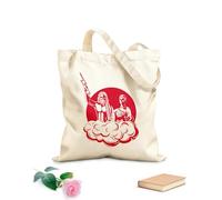 AILOONG gr oddess hera emblems Reinforced Bottom Canvas Bag 340g/m² thick fabric Uses as a gift bag