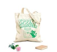 AILOONG Halloween Cotton Canvas Shoulder Bags 340g/m² thick fabric Uses as a tool bag