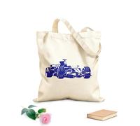AILOONG High-definition printed tote bags 340g/m² thick fabric Formula 1 Racing Garage Baby Room Boys Reusable