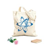 AILOONG High-definition printed tote bags Atomic Science Non-Toxic Materials School Physics Education 340g/m² thick fabric Reusable