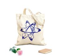 AILOONG High-definition printed tote bags Atomic Science Non-Toxic Materials School Physics Education 340g/m² thick fabric Reusable
