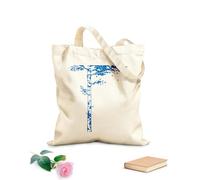 AILOONG High-definition printed tote bags Huge Tree Branches Forest Realistic Birch Tree Wildlife Woodland Jungle Playhouse 340g/m² thick fabric Reusable