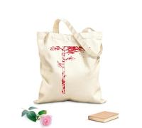 AILOONG High-definition printed tote bags Huge Tree Branches Forest Realistic Birch Tree Wildlife Woodland Jungle Playhouse 340g/m² thick fabric Reusable