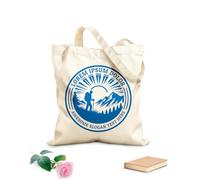 AILOONG Hiking Man Alone Logo People Icon Cotton Canvas Shoulder Bags 340g/m² thick fabric Uses as a tool bag