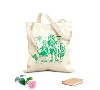 AILOONG Lampiao And Maria Bonita Bandits Folk Heroes Cotton Canvas Shoulder Bags 340g/m² thick fabric Uses as a tool bag