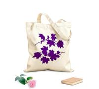 AILOONG Leaves Maple Tree Bush Beautiful Petals Unbleached Canvas Tote Bag 340g/m² thick fabric Uses as a tool bag