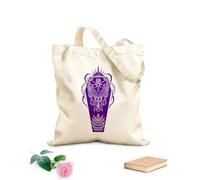 AILOONG Mysterious object moon coffin crystal planet astrology bohemian magic witchcraft Customizable pattern canvas bags 340g/m² thick fabric Matches clothing